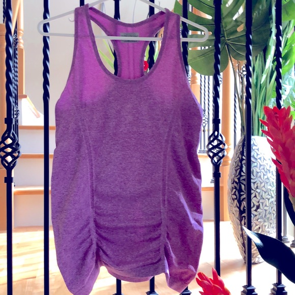 Athleta Woman’s Tennis Workout Activity Seamless Purple Tank Size S - Picture 3 of 11